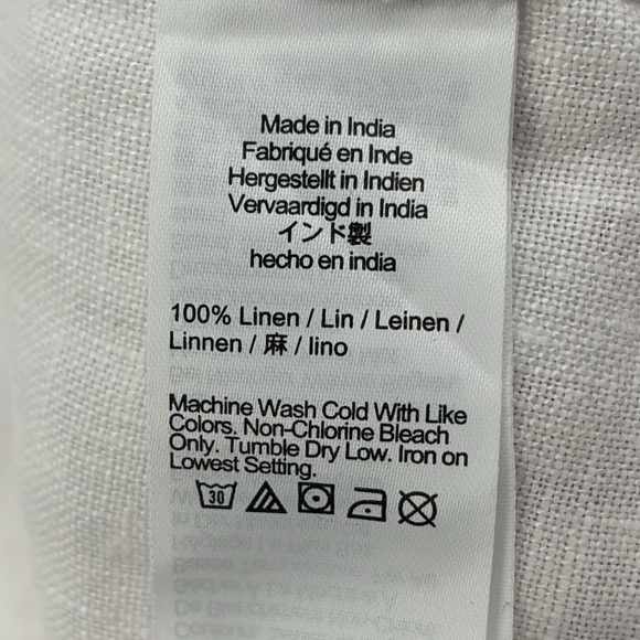 Madewell Embroidered Tank Mini Dress in Linen in Eyelet white size 0 NWT NQ595 - Picture 9 of 12